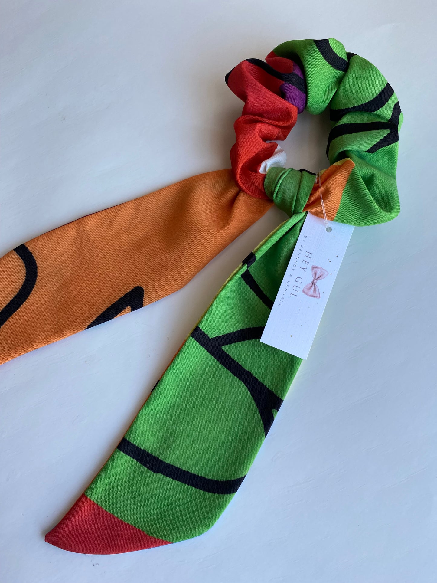 Abstract Scarf Scrunchie